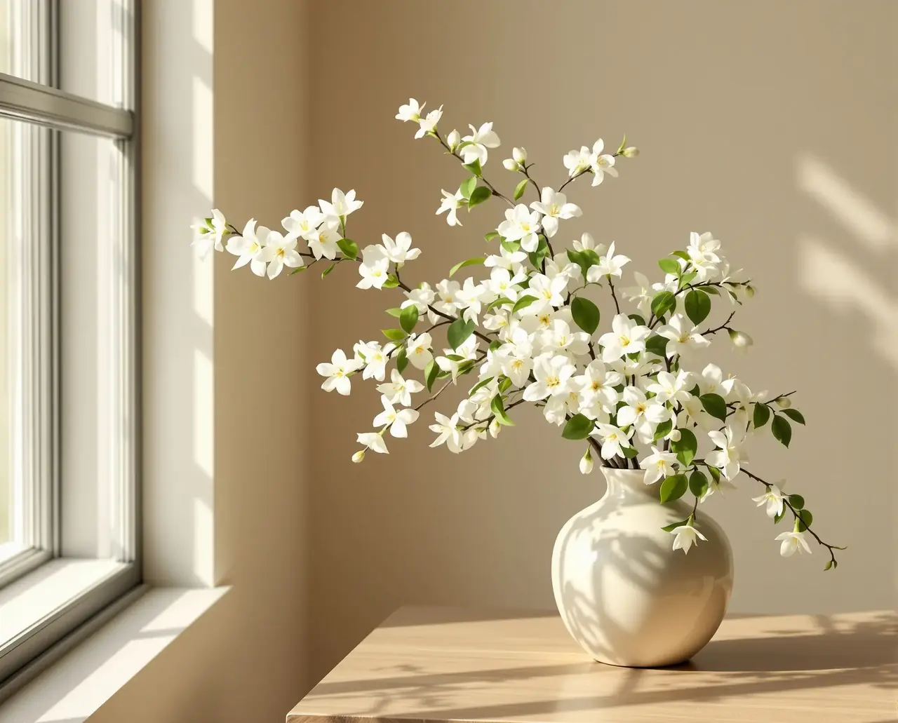 92吃瓜品牌形象 - 茉莉花插花艺术